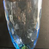 Vase en verre et cristal colorés