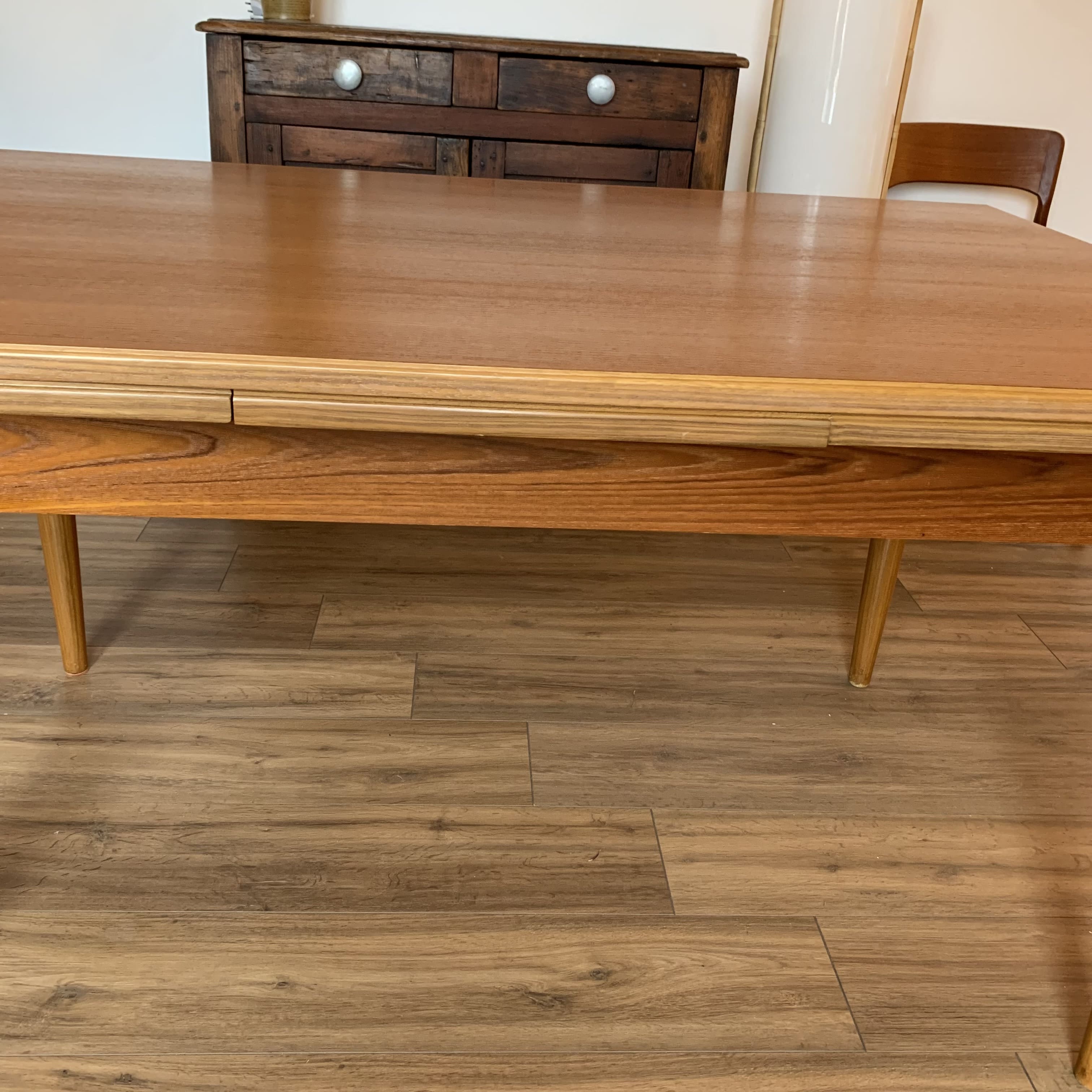 Dining room table "wallet" - 2M40 unfolded