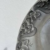 Signed metal salad bowl