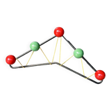 Vintage wall coat rack 1950s - Roger Feraud