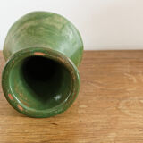 Glazed terracotta vase