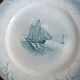 Part of the Saint Amand Dishes service, Sailboat decor