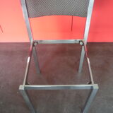 set of 6 chrome-plated rock chairs to 1960-1970