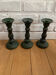 Glass candle holder