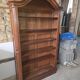 Gendarme hat library in solid oak, mid-20th century.