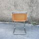 Chaise cantilever en cuir