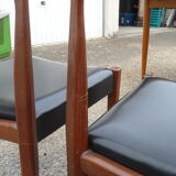 4 scandinavian chairs 50/60