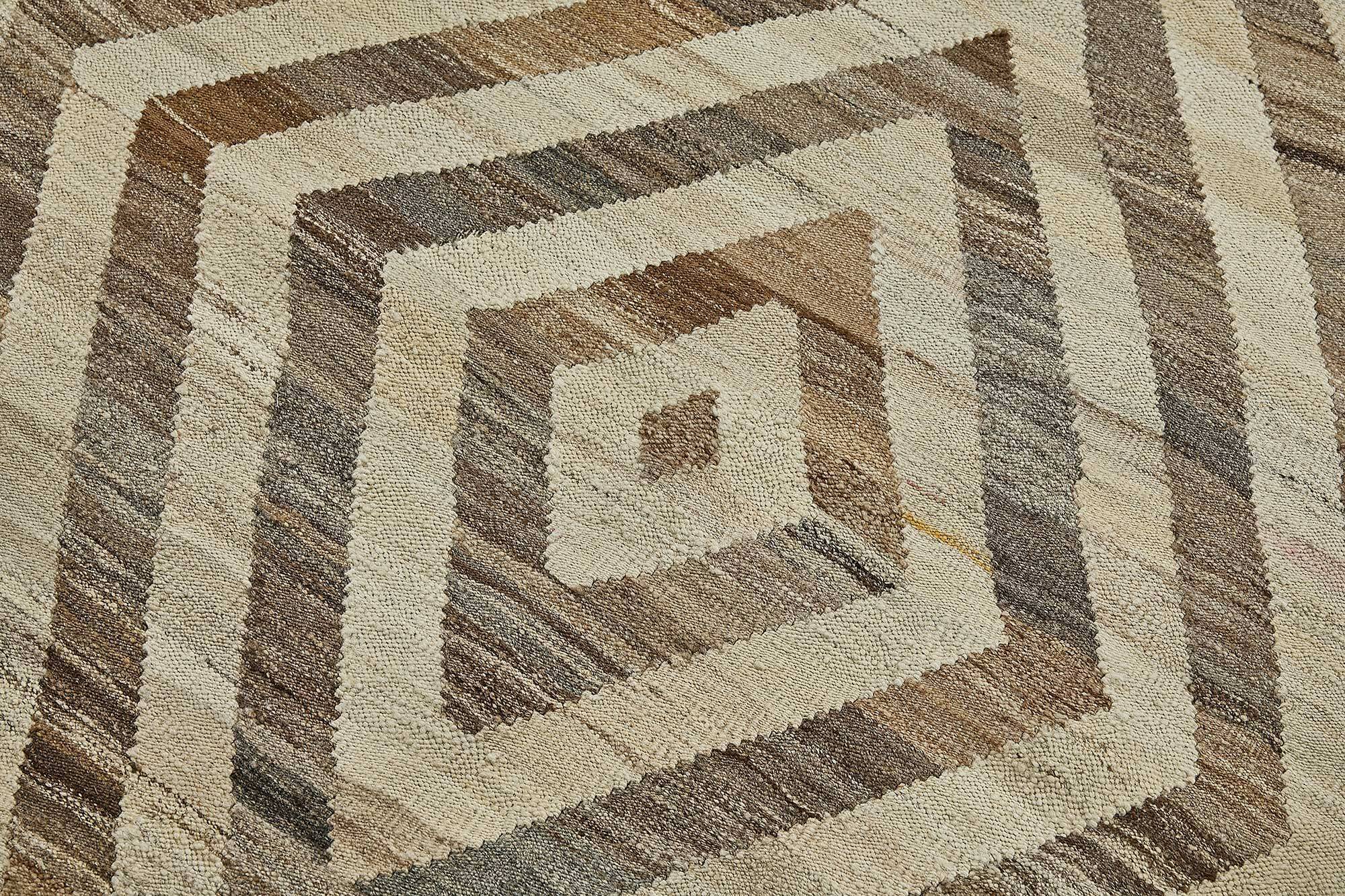 Contemporary Tribal Decorative Kilim 110 cm x 152 cm