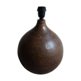 Foot of Lamp Ball in Hammered Metal 70s