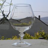 Set of 6 arques crystal cognac glasses. 25 cl.