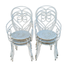 Garden furniture series of 6 garden iron armchairs