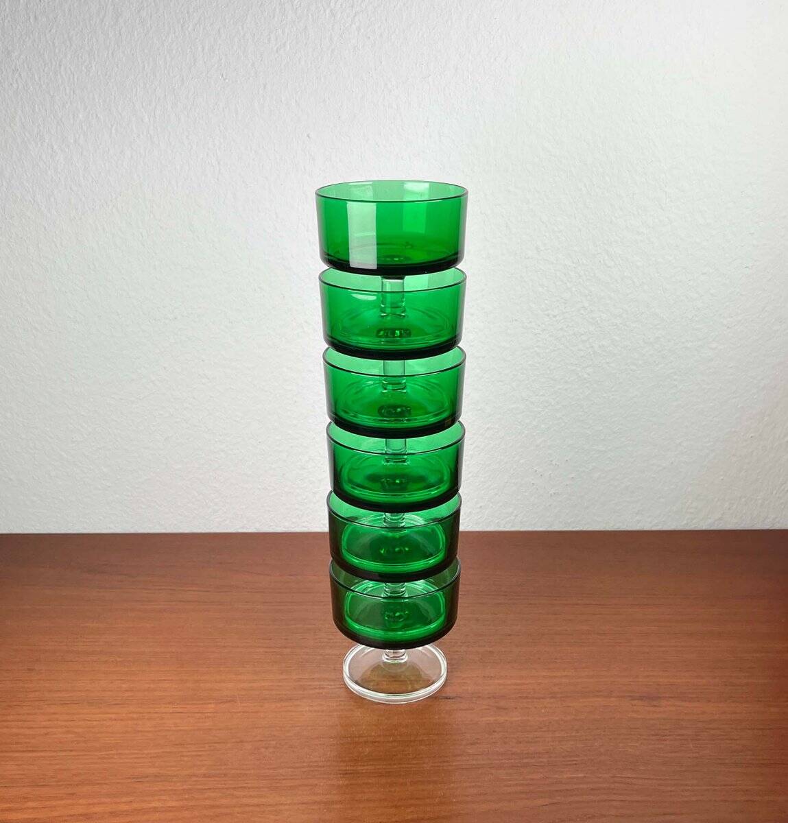 Vintage drinking glasses by Luminarc, 1970s, set of 6.
