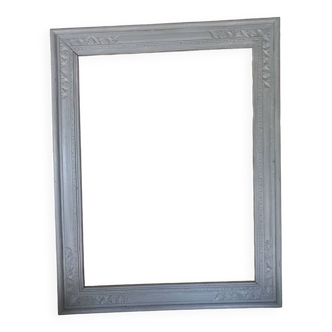 Large gray patinated frame