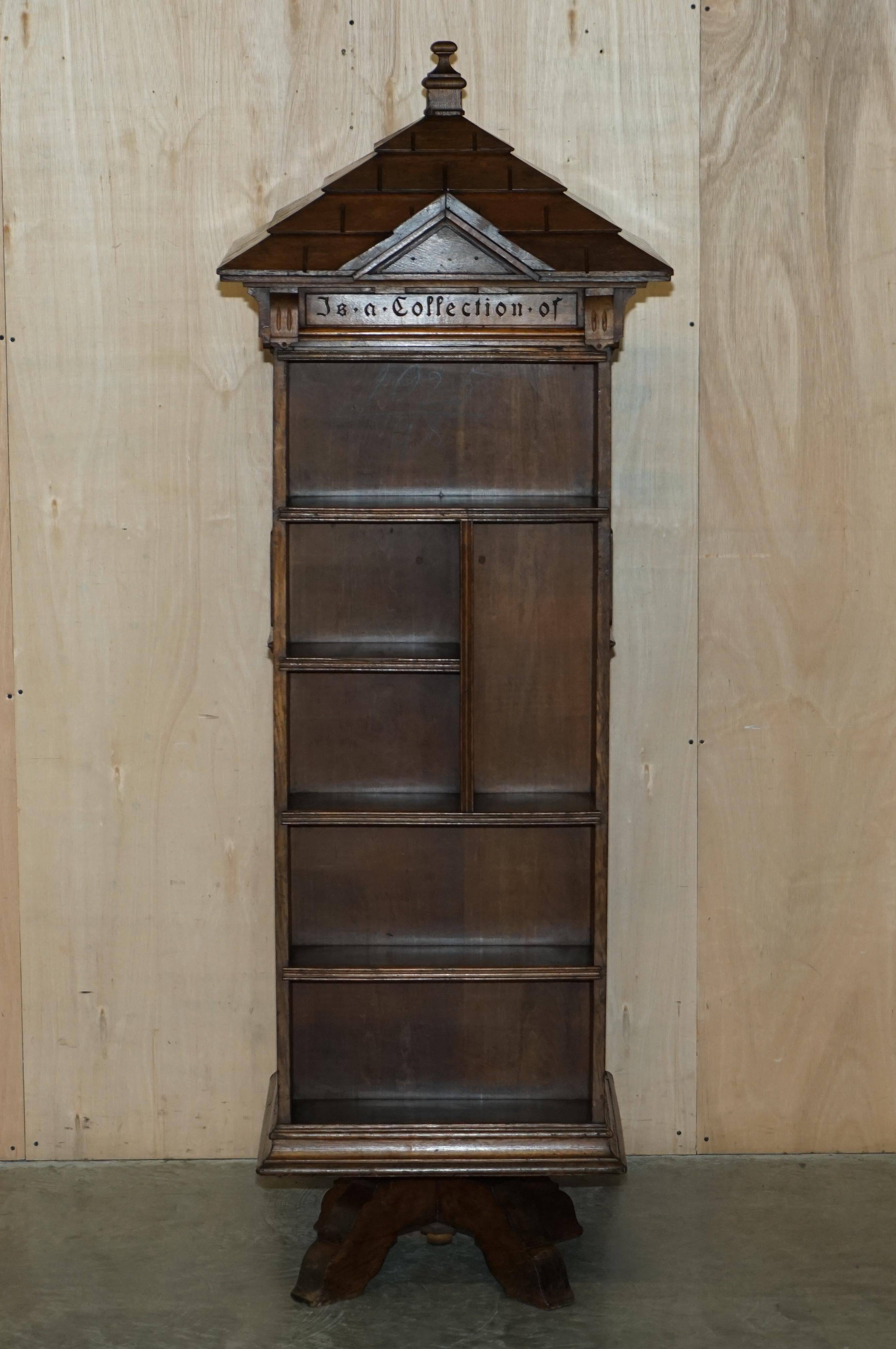 Antique rotating bookcase by Seymour Easton 1859-1916