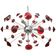 Coni chandelier in Murano glass