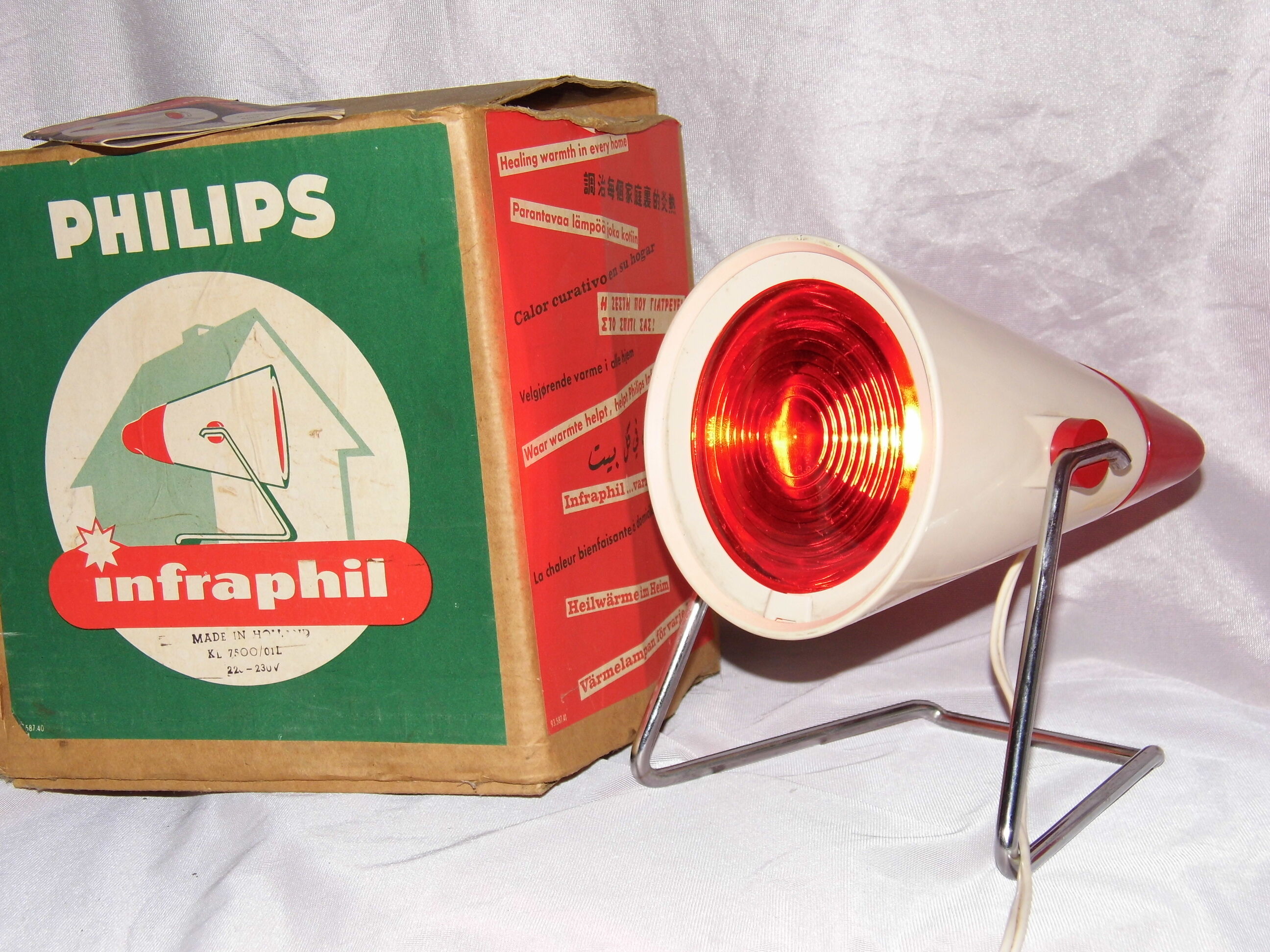 Vintage lamp Philips Infraphil