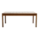 Coffee table in rosewood and ceramic by Lisbeth Sallingboe