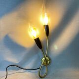 Mid Century double sconce wall lamp
