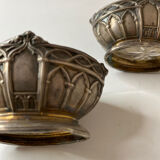 2 salt shakers Saint Louis in silver