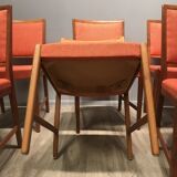 Un ensemble de six chaises danoises