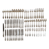 Silver-plated cutlery by Boulenger goldsmith 71 pieces