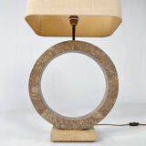 Marble look resin lamp, 1970s