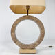 Marble look resin lamp, 1970s