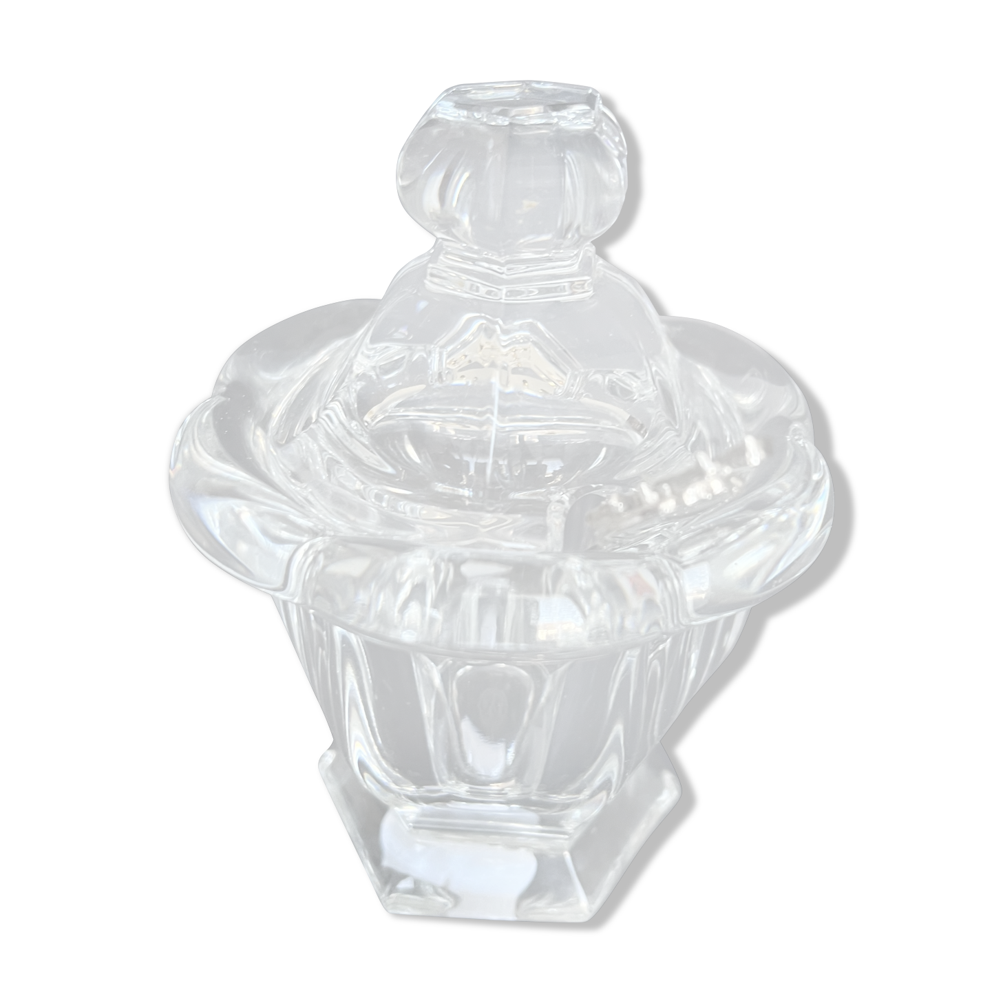 Moutardier en cristal de Baccarat