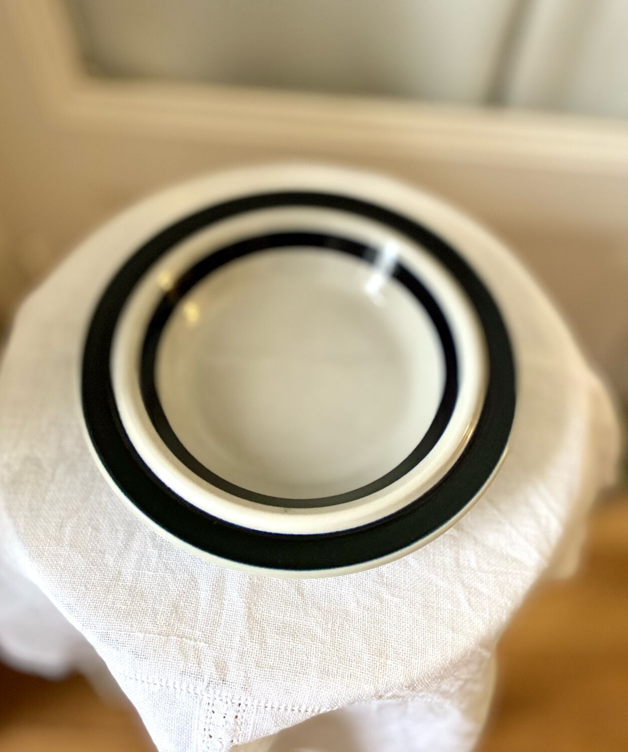 Vintage scandinavian hollow plates arabia finland - anemone model