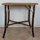 Table en bois et rotin 1920