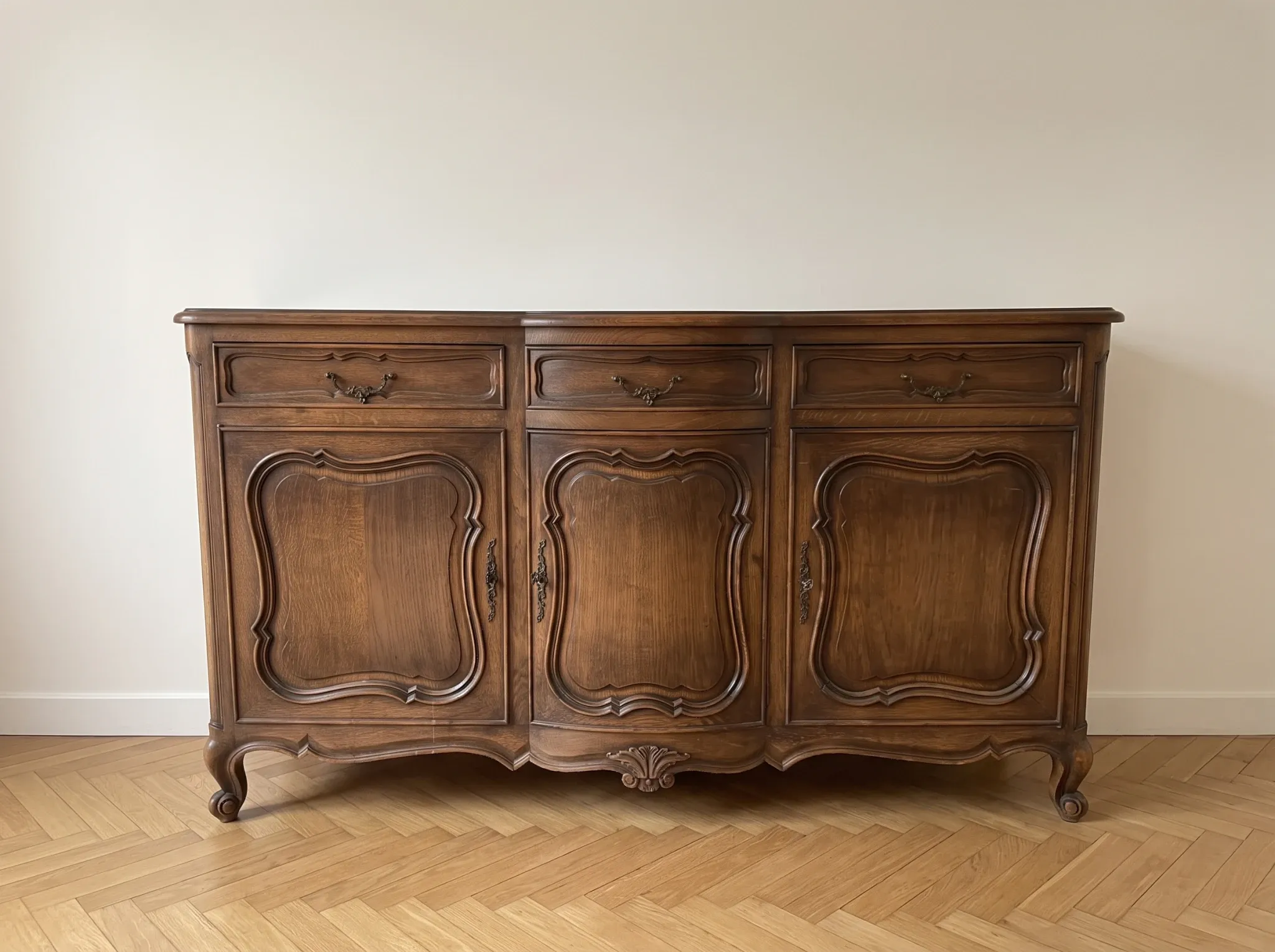 Antique classic oak sideboard