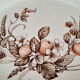 Plat rond anglais vintage décor automnal "Royal Tudor Crown Harvest Grindley & Co Ltd Staffordshire