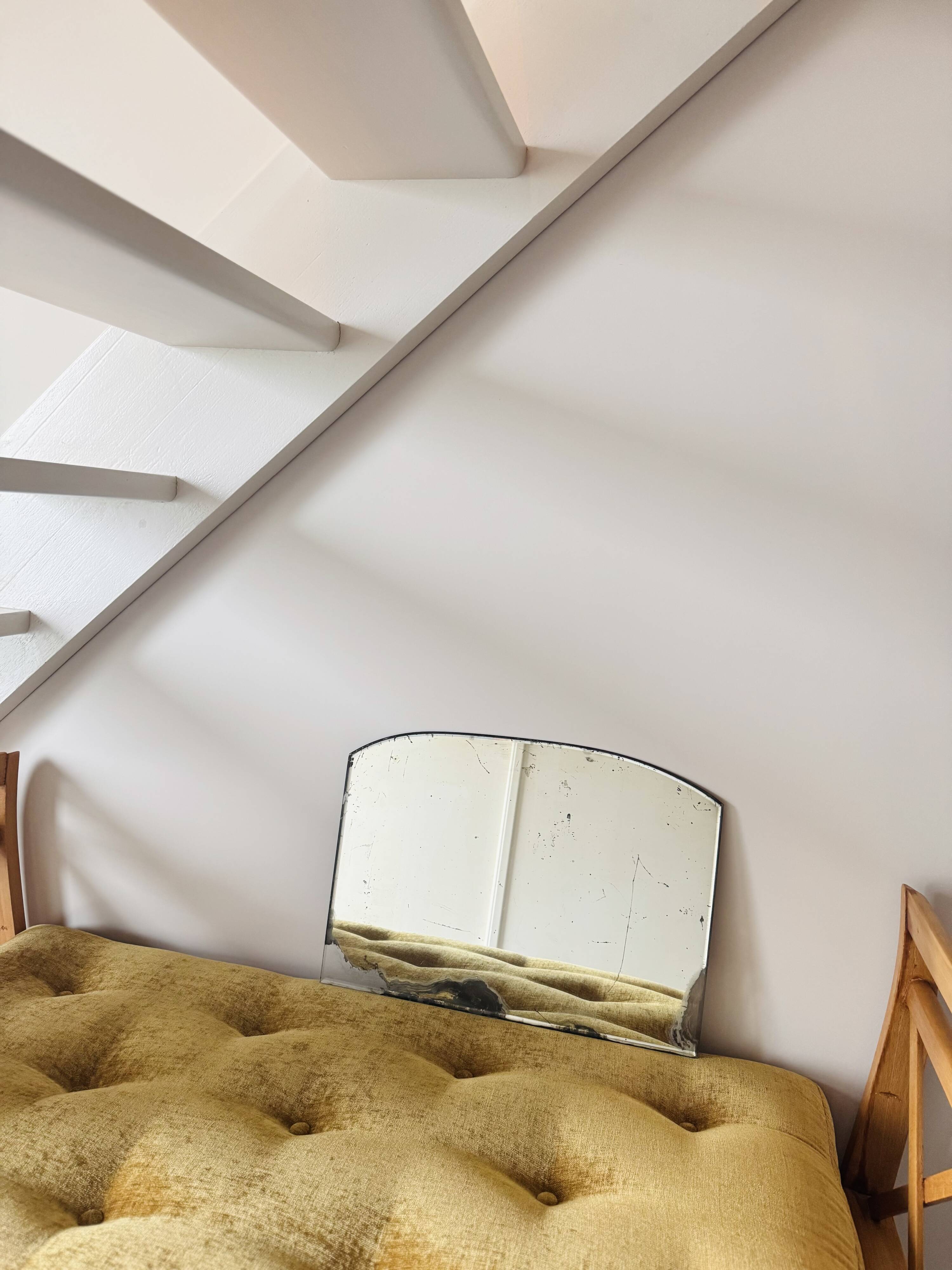 Antique bevelled mirror