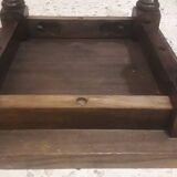Louis XIII style side shelf, in walnut