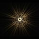 Lampe Pistillo, applique ou plafonnier en chrome Valenti Luce, design 1970