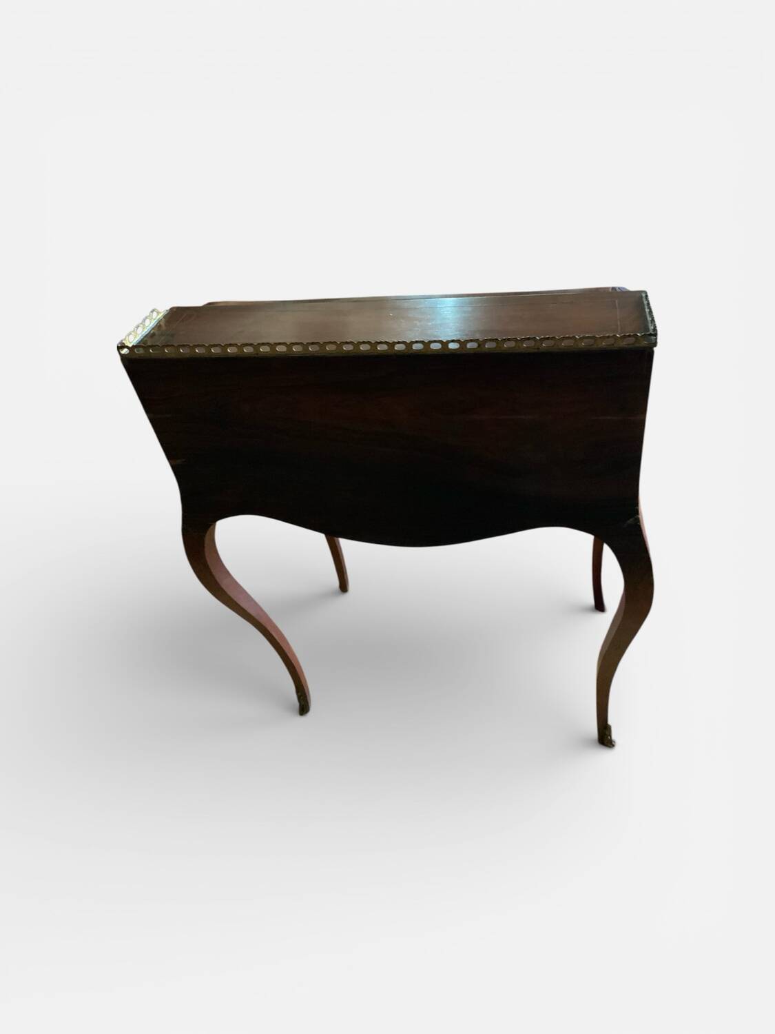 Sloped desk, antique marquetry secretary in wood – Louis XV style