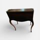Sloped desk, antique marquetry secretary in wood – Louis XV style