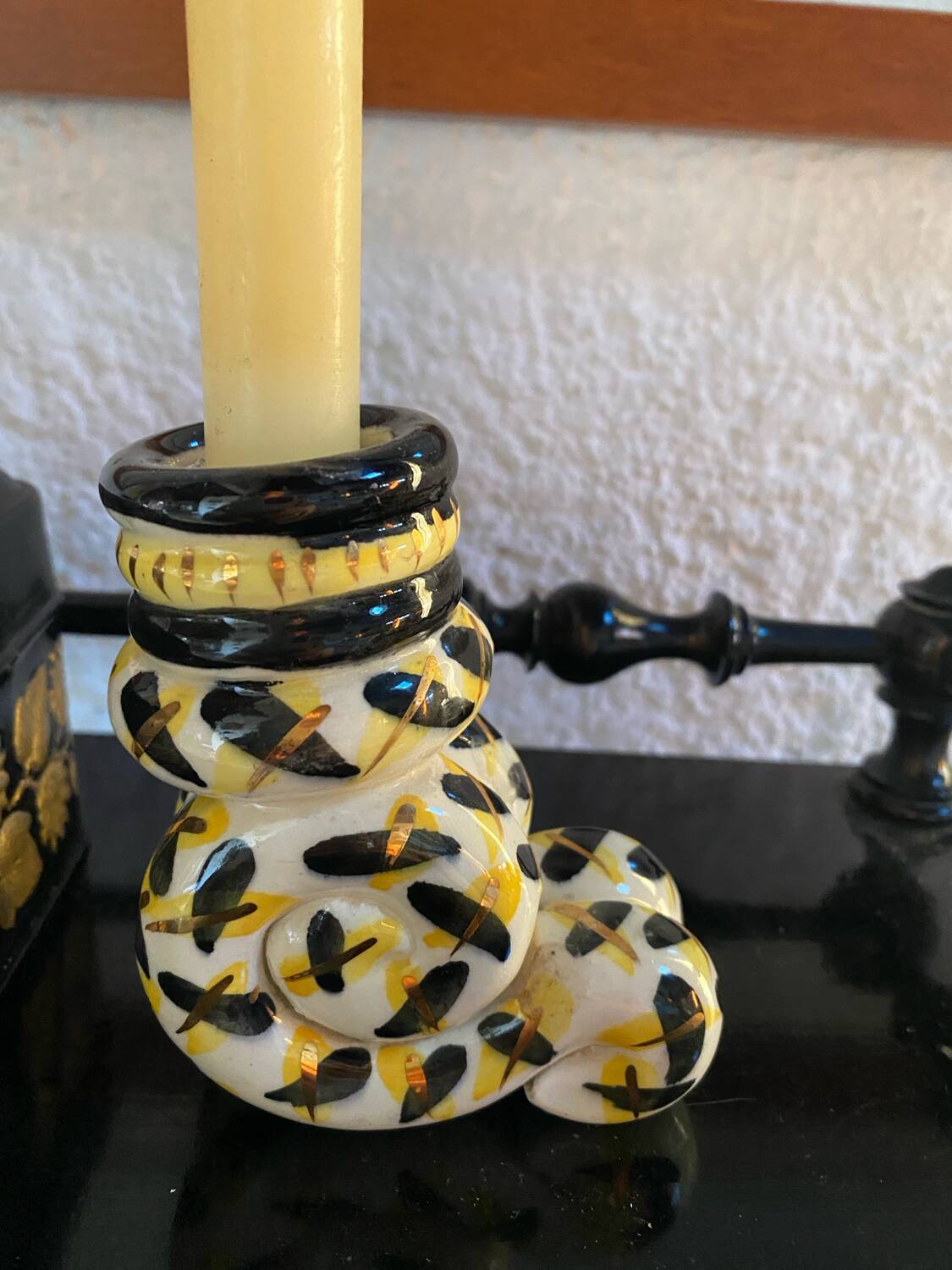 Vintage Handmade Candlestick Duo