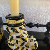 Vintage Handmade Candlestick Duo