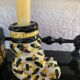 Vintage Handmade Candlestick Duo