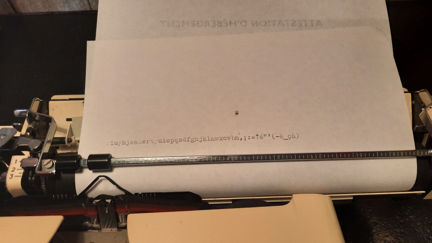 Remington typewriter