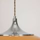 Grande Lampe à Suspension Space Age Marron de Guzzini, 1960s