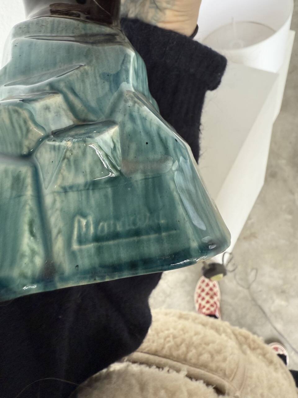 Monaco Monacera "woman" ceramic table lamp