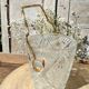Vintage glass ice buckets or ice cubes made of thick glass