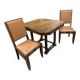 Table and 2 chairs