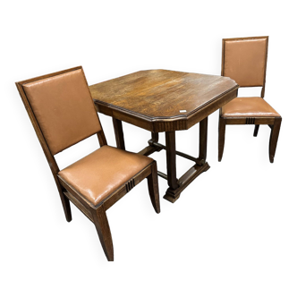 Table and 2 chairs