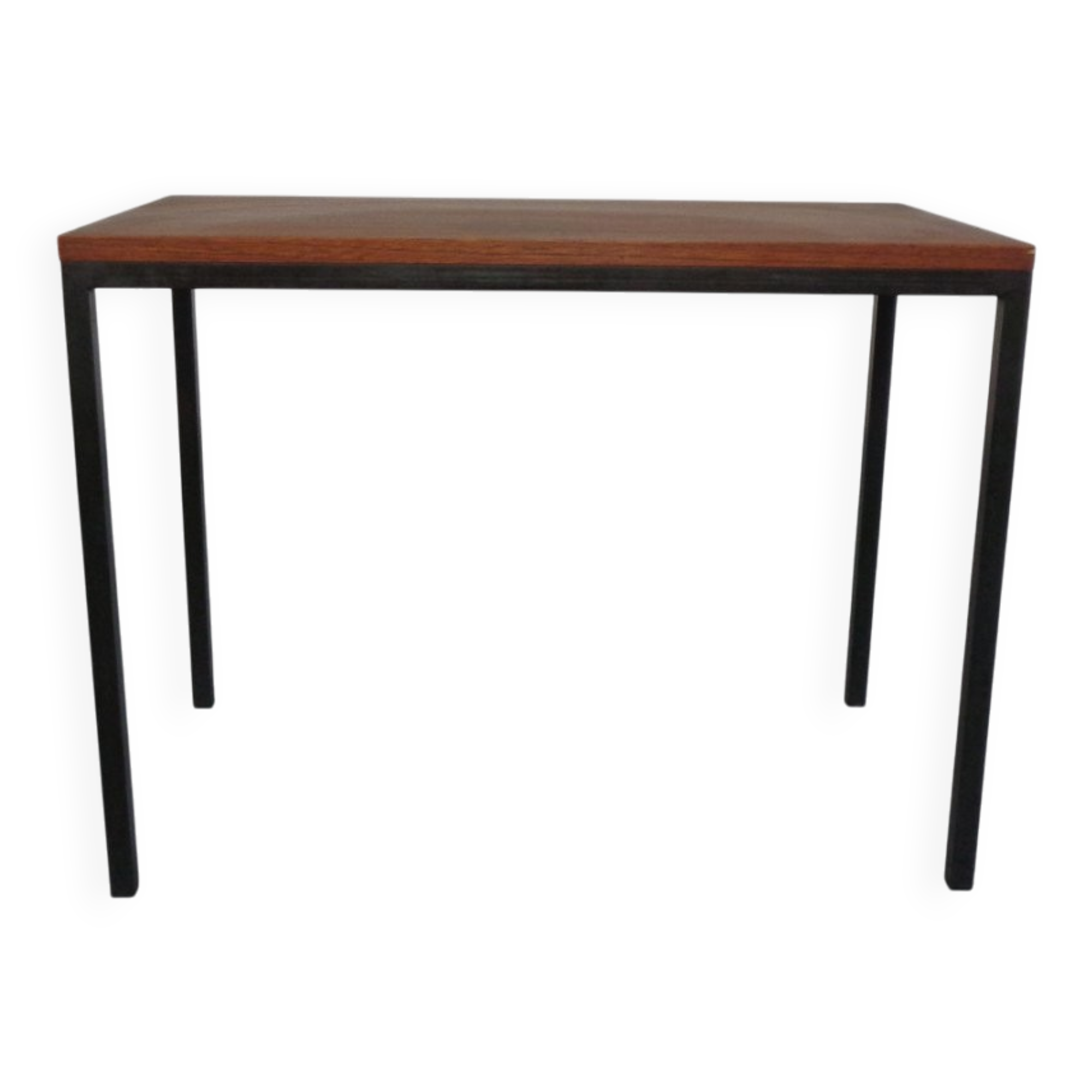 Vintage Teak and Steel Desk, Denmark, 1960s