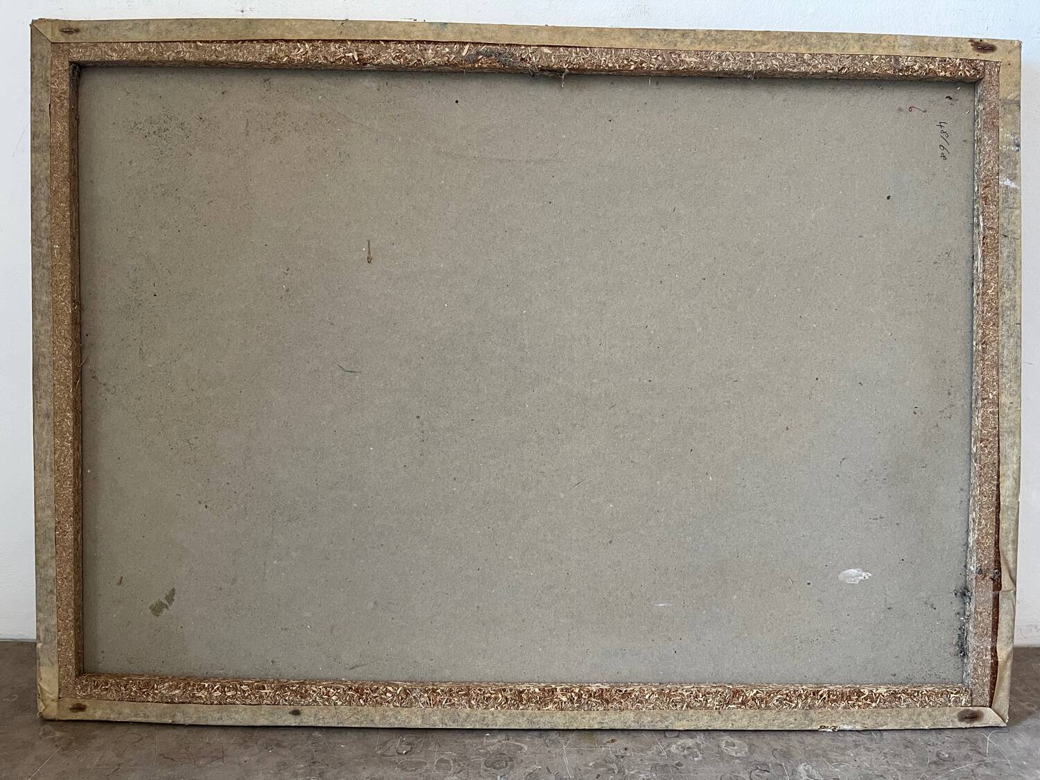 Funeral Procession, oil on panel