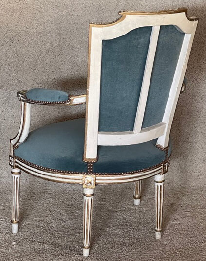 Louis XVI style convertible armchair