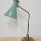 Mid-Century table lamp with a conical metal shade, attributed to Stilnovo.